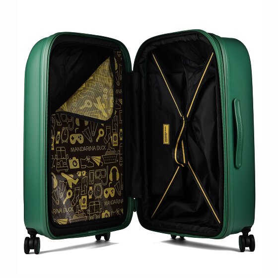Mandarina Duck Logoduck + 4 ruote Carrello M 69 cm