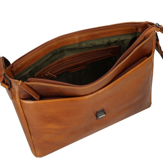Greenburry Newport Messaggero Vera Pelle 35 cm