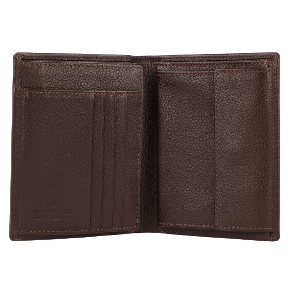 Braun Büffel Portafoglio Prato RFID in pelle 10 cm
