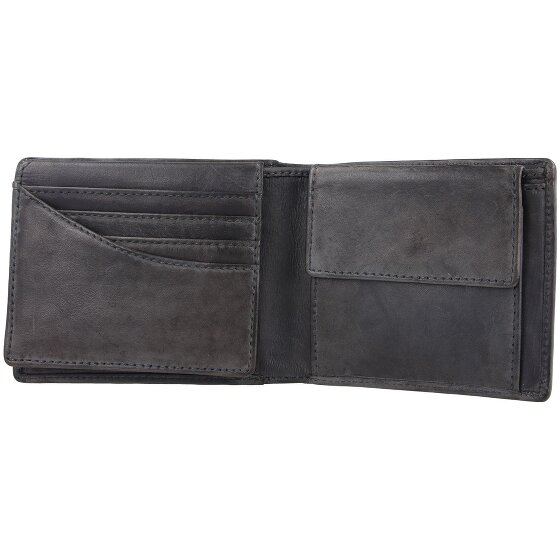Greenburry Portafoglio in pelle lavata vintage 13 cm