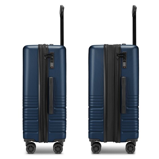 camel active Hanoi 4 ruote Set di valigie 3 pezzi con piega di espansione