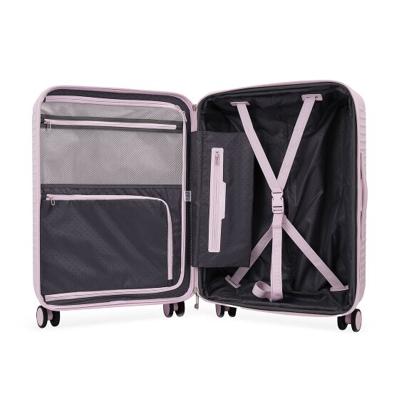 Hedgren Raku 4 ruote Carrello 65.5 cm con piega di espansione