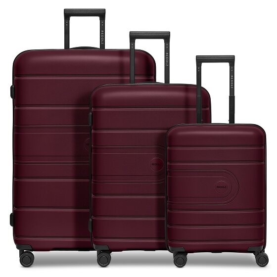 Redolz Essentials 11 4 ruote Set di valigie 3 pezzi con piega di espansione