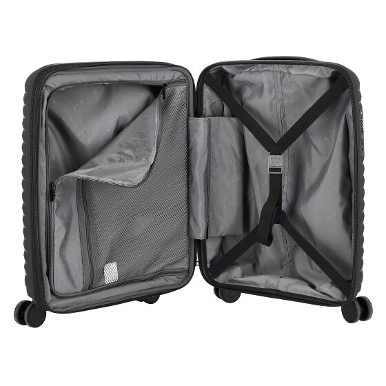 d&n Travel Line 4500 4 ruote Carrello della cabina S 55 cm con piega di espansione