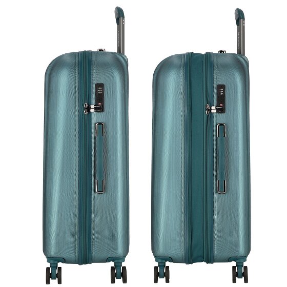 Polestream Moonrock 4 ruote Carrello L 78 cm con piega di espansione