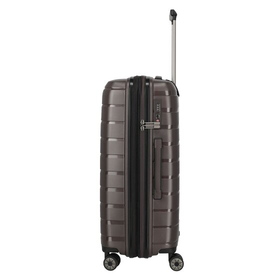 Travelite Air Base 4 ruote Set di valigie 3 pezzi con piega di espansione