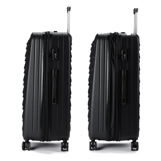 Benzi 5493 4 ruote Set di valigie 3 pezzi con piega di espansione