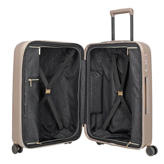 Travelite Barbara Novelty 4 ruote Set di valigie 3 pezzi con piega di espansione