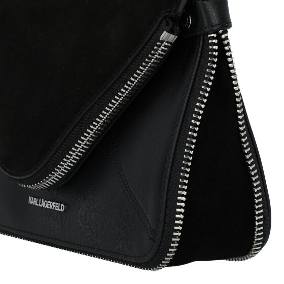 Karl Lagerfeld Hardware Mini Borsa Borsa a tracolla Pelle 18 cm con piega di espansione