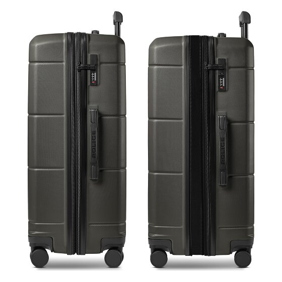Police London 4 ruote Carrello 74 cm espandibile
