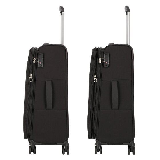 American Tourister Blazing Ride 4 ruote Set di valigie 3 pezzi con piega di espansione
