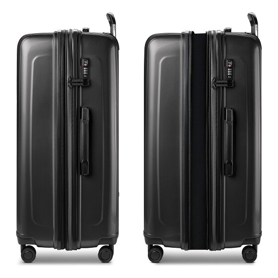 Redolz Set di valigie Essentials 14 a 4 ruote + beauty case 4 pezzi con piega elastica