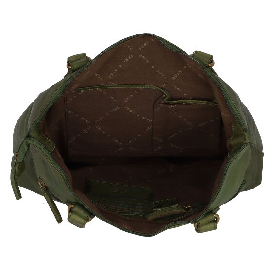 Greenland Nature Femi & Nine Borsa a tracolla in pelle 35 cm