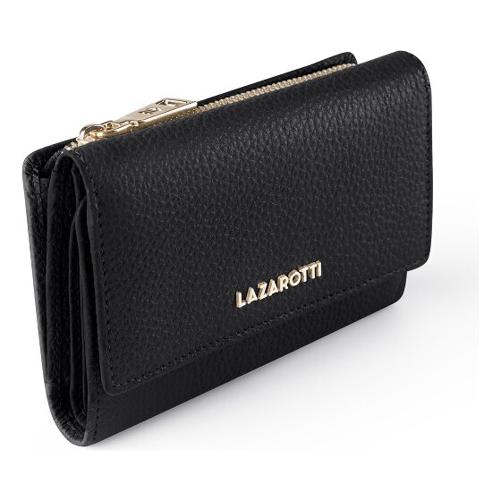 Lazarotti Bologna Portafoglio XL in pelle con scomparto con zip 14 cm