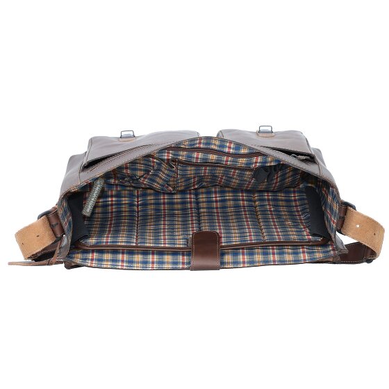 aunts & uncles Good Old Friends Bro Messenger in pelle 39 cm Scomparto per laptop