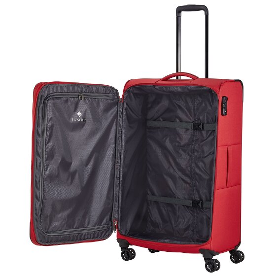 Travelite Chios 4 ruote Carrello L 78 cm con piega di espansione
