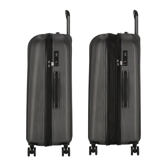 Polestream Moonrock 4 ruote Carrello L 78 cm con piega di espansione