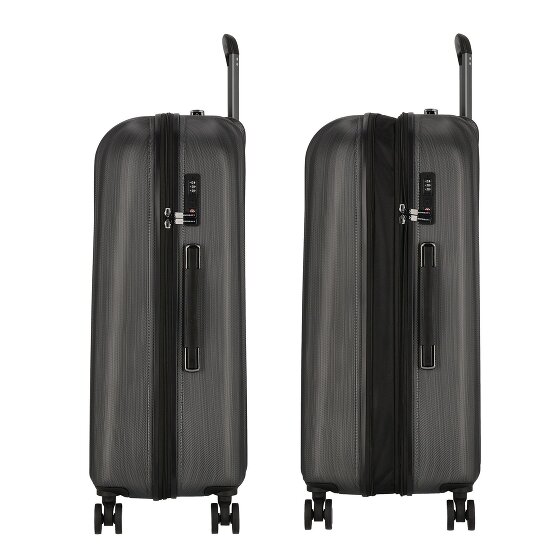 Polestream Moonrock 4 ruote Carrello 78 cm con piega di espansione