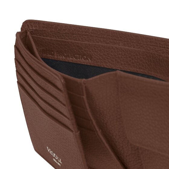 Redolz Portafoglio QF RFID in pelle 12 cm pieghevole