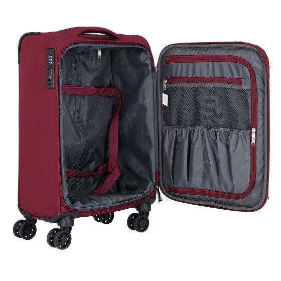 d&n Travel Line 9504 4 ruote Carrello della cabina S 55 cm
