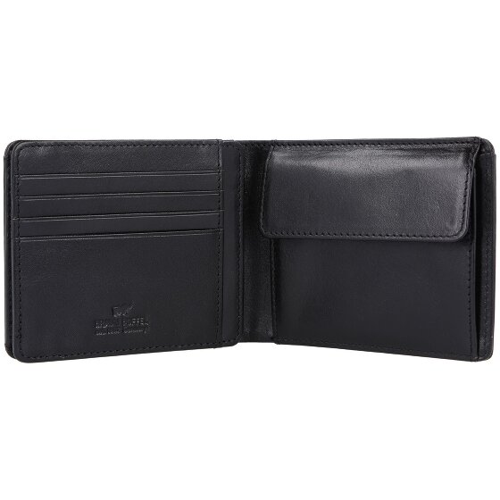 Braun Büffel Portafoglio Country RFID in pelle 12 cm