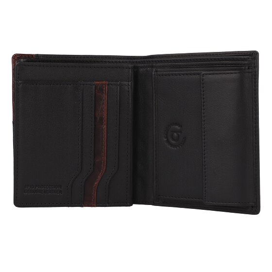 bugatti Corso DeLuxe Portafoglio Protezione RFID Pelle 10 cm