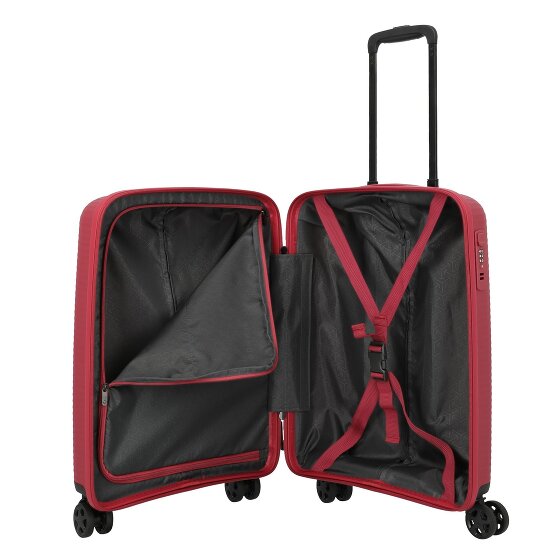 Travelite Air Stripe 4 ruote Carrello della cabina S 55 cm