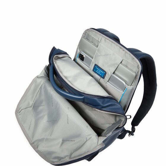 Piquadro Russel Zaino da giorno Protezione RFID Pelle 41 cm Scomparto per laptop