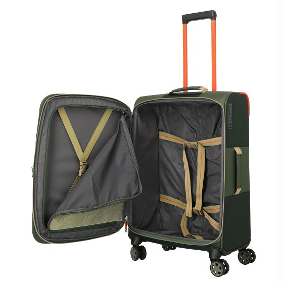 Travelite Color Craze 4 ruote Set di valigie 3 pezzi con piega di espansione