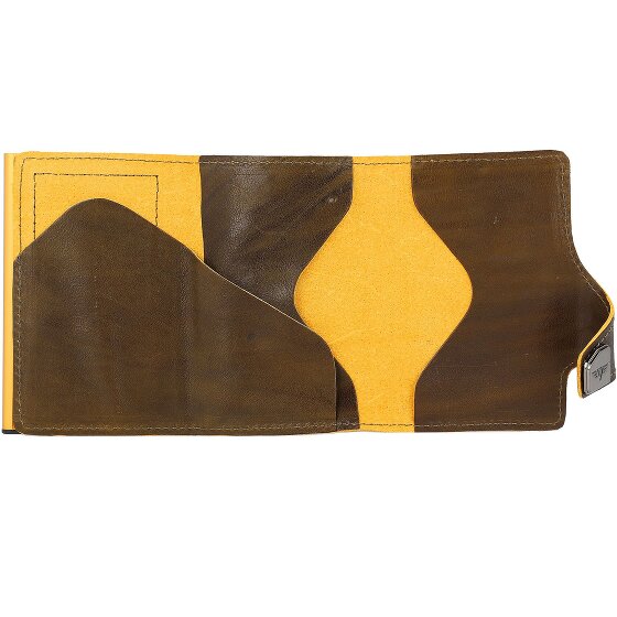 Tru Virtu Custodia per carte di credito RFID in pelle 6,5 cm