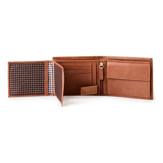 Esquire Chicago Portafoglio Protezione RFID Pelle 12 cm