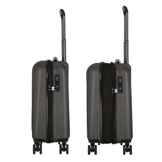 Polestream Moonrock 4 ruote Carrello della cabina 55 cm con piega di espansione