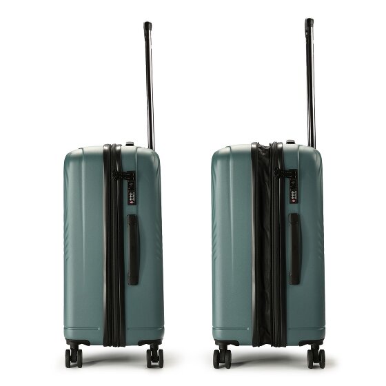 Gabol Radar 4 ruote Set di valigie 3 pezzi con piega di espansione