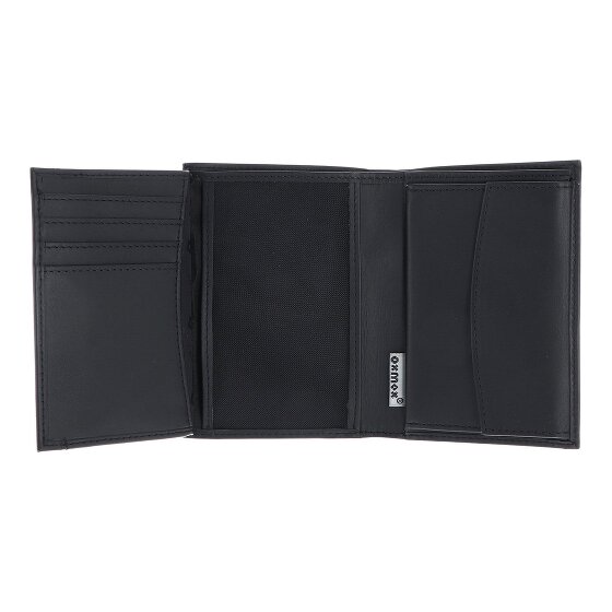oxmox Leather Portafoglio Protezione RFID Vera Pelle 13 cm