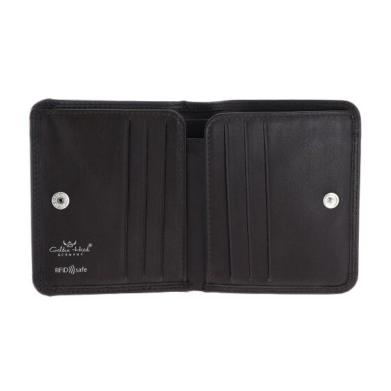 Golden Head Polo Portafoglio Protezione RFID Vera Pelle 10.5 cm