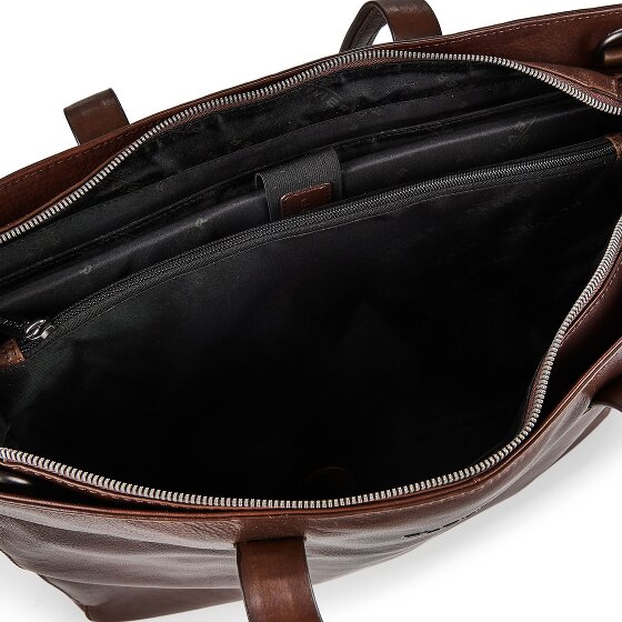 Plevier Power Borsa shopper Vera Pelle 31 cm Vano porta PC