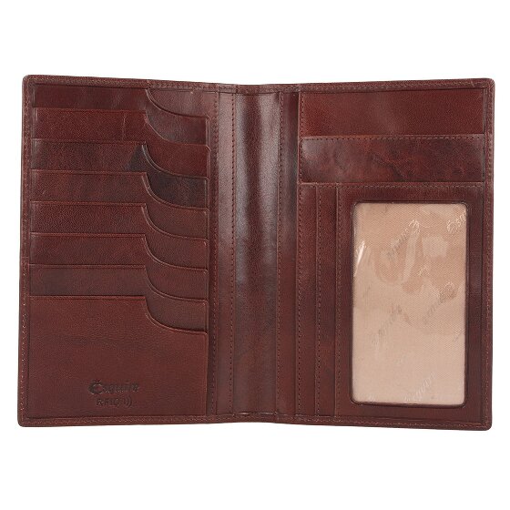 Esquire Toscana Custodia per passaporto RFID in pelle 12 cm