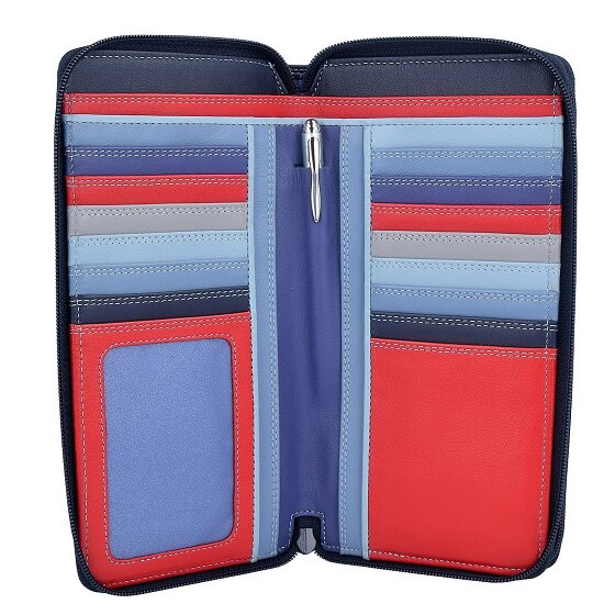 Mywalit Portafoglio grande in pelle con doppia zip 18 cm