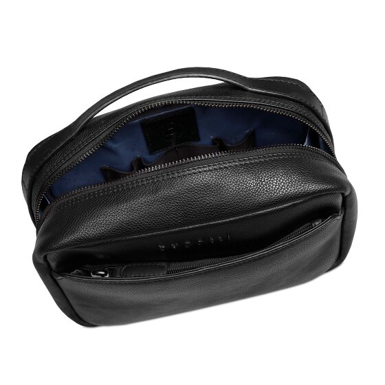 bugatti Black Borsa da toilette Pelle 21 cm