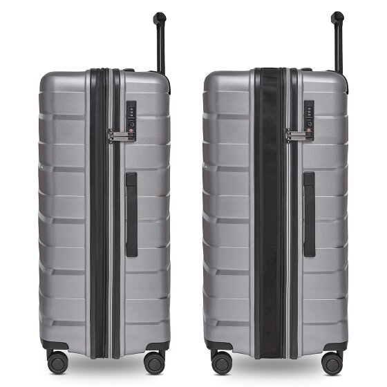 Bergpfeil Trolley da viaggio a 4 ruote L 75 cm con piega ad espansione