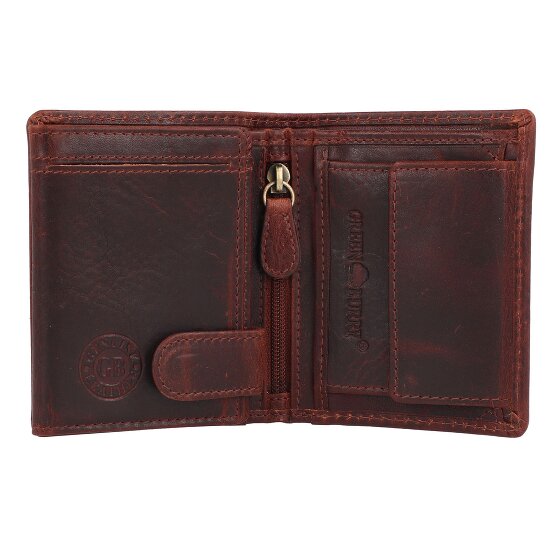 Greenburry Rugged Portafoglio Protezione RFID Pelle 8.5 cm