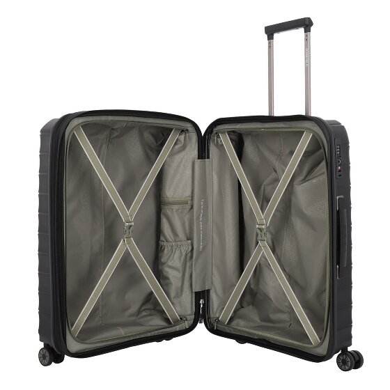 Travelite Mooby 4 ruote Set di valigie 3 pezzi con piega di espansione