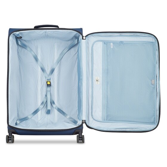 Delsey Paris Turenne Soft 4 ruote Carrello 83 cm con piega di espansione
