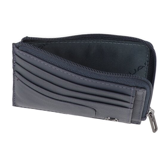 Piquadro Akron Custodia per carta di credito Protezione RFID Pelle 11.5 cm