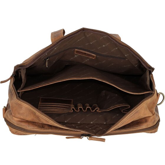 Greenburry Cartella vintage in pelle 42 cm Scomparto per computer portatile