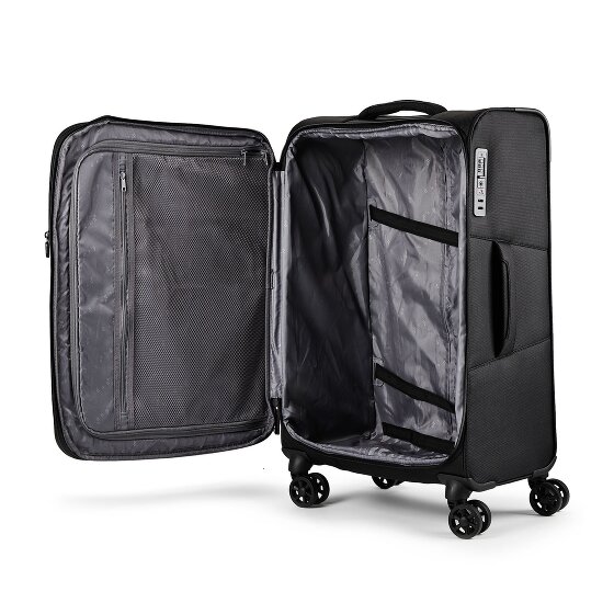 d&n Travel Line 9804 4 ruote Set di valigie 3 pezzi espandibile