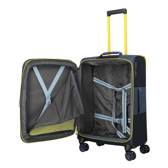 Travelite Color Craze 4 ruote Set di valigie 3 pezzi espandibile