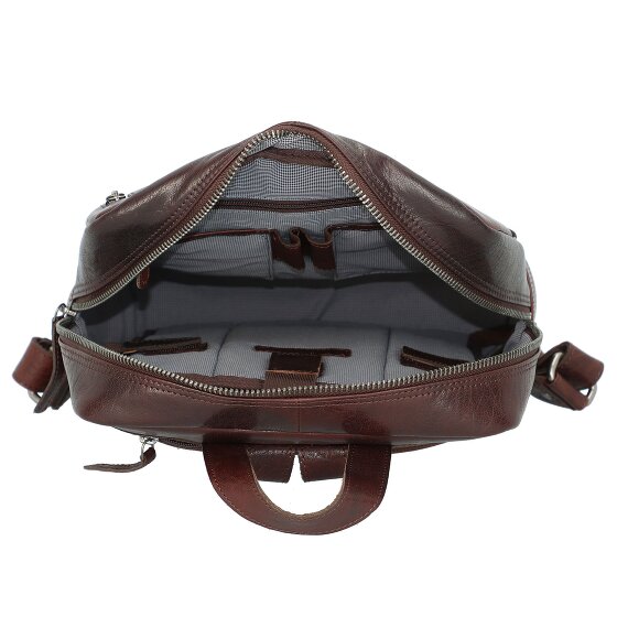 Spikes & Sparrow Zaino Bronco in pelle 34 cm Scomparto per computer portatile