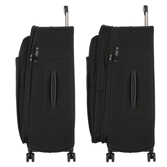 Piquadro Brief 4 ruote Carrello 78 cm con piega di espansione