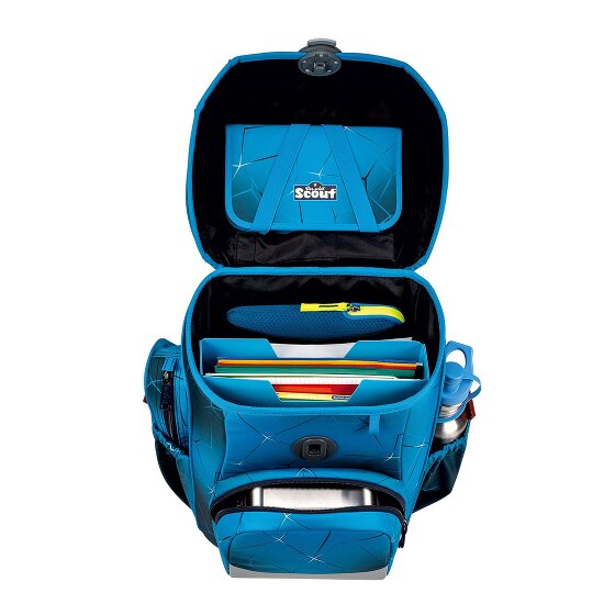Scout Neo Exklusiv Safety Light Set di borse per la scuola 5 pezzi